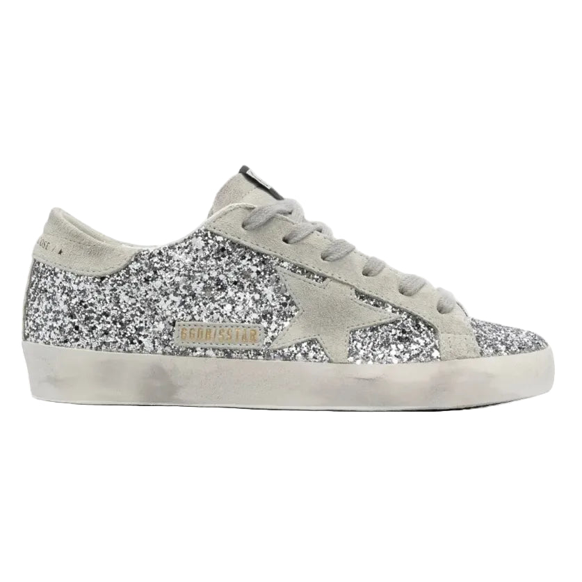 Golden Goose Super-Star glitter sneakers