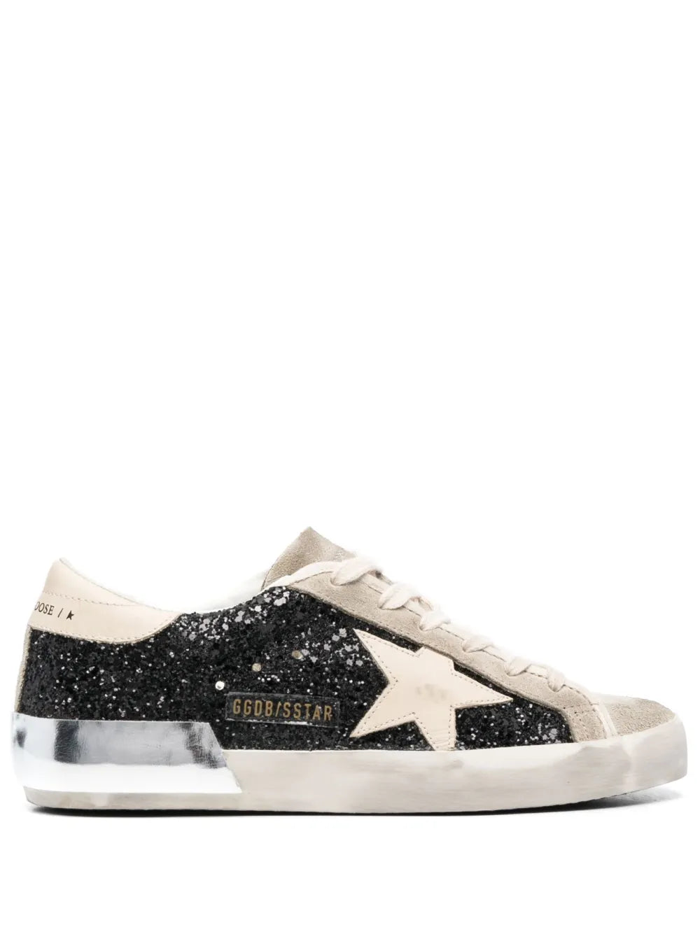 Golden Goose Super-Star glitter-detail sneakers