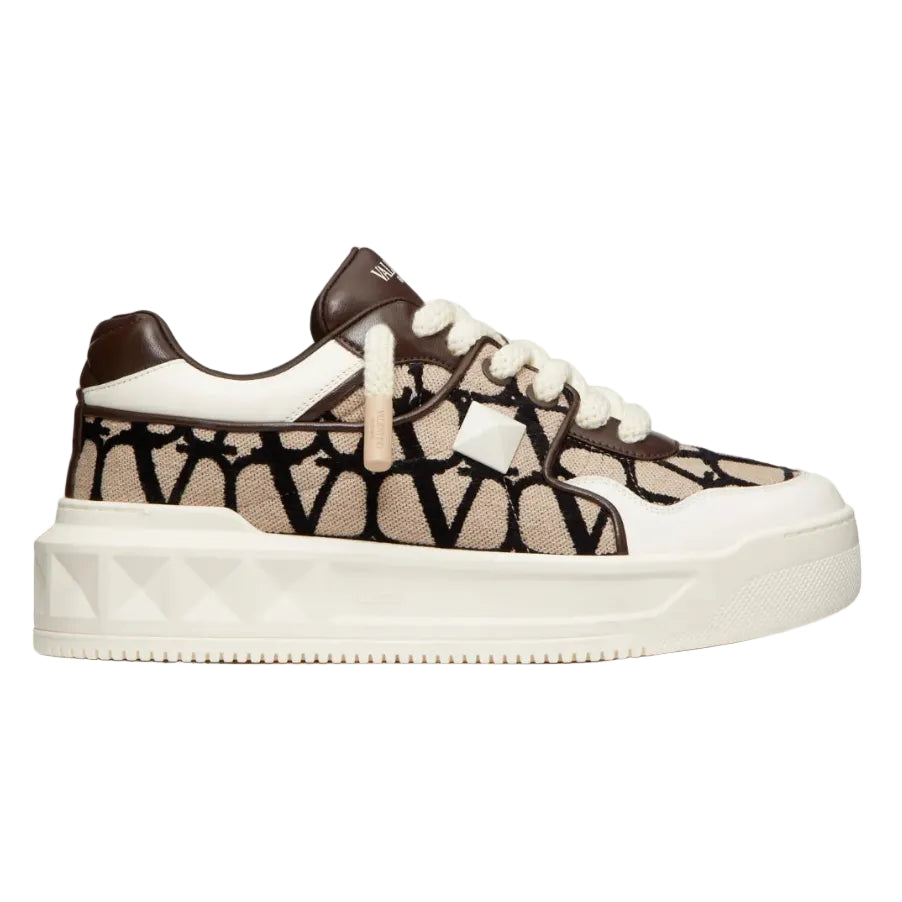 Valentino Garavani One Stud XL leather sneakers