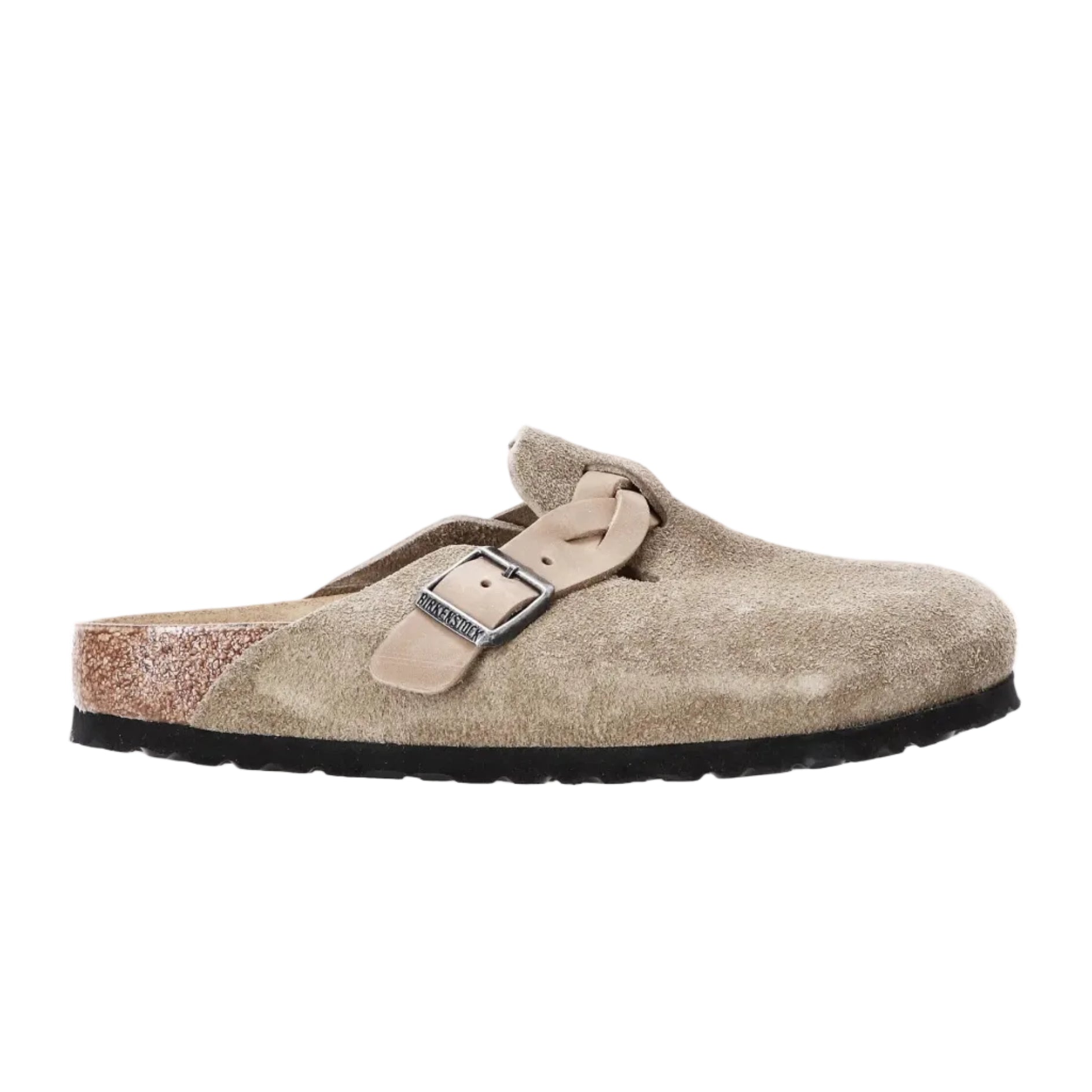 Birkenstock® Suede Boston Clogs in Shearling