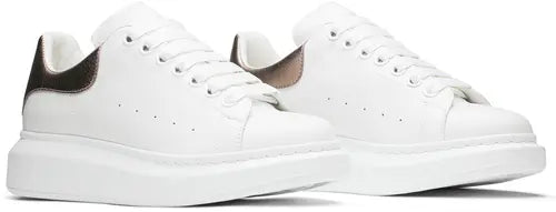 Alexander McQueen Wmns Oversized Sneaker 'White Rose Gold'