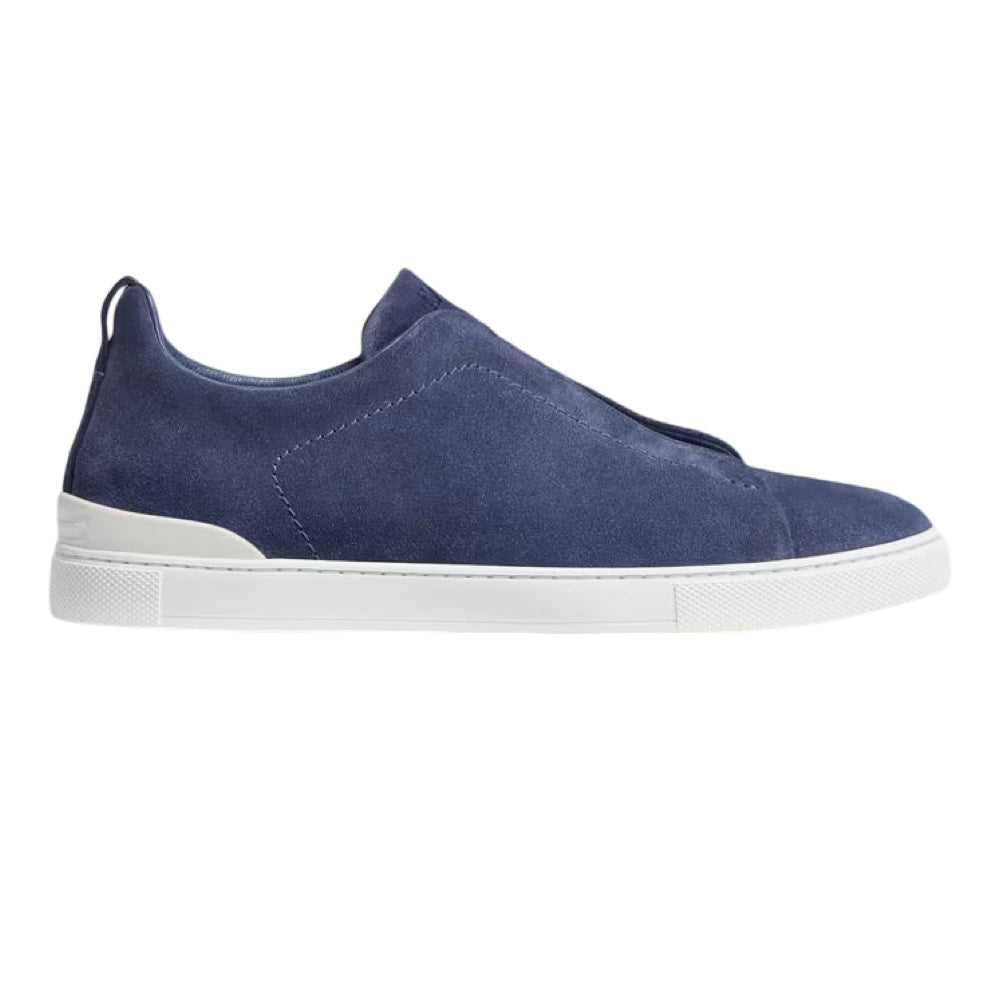 ZEGNA UTILITY BLUE SUEDE TRIPLE STITCH™ SNEAKERS