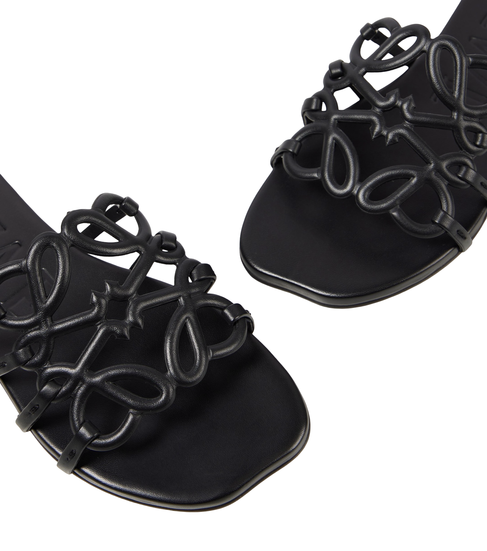 LOEWE
Petal Anagram leather slides