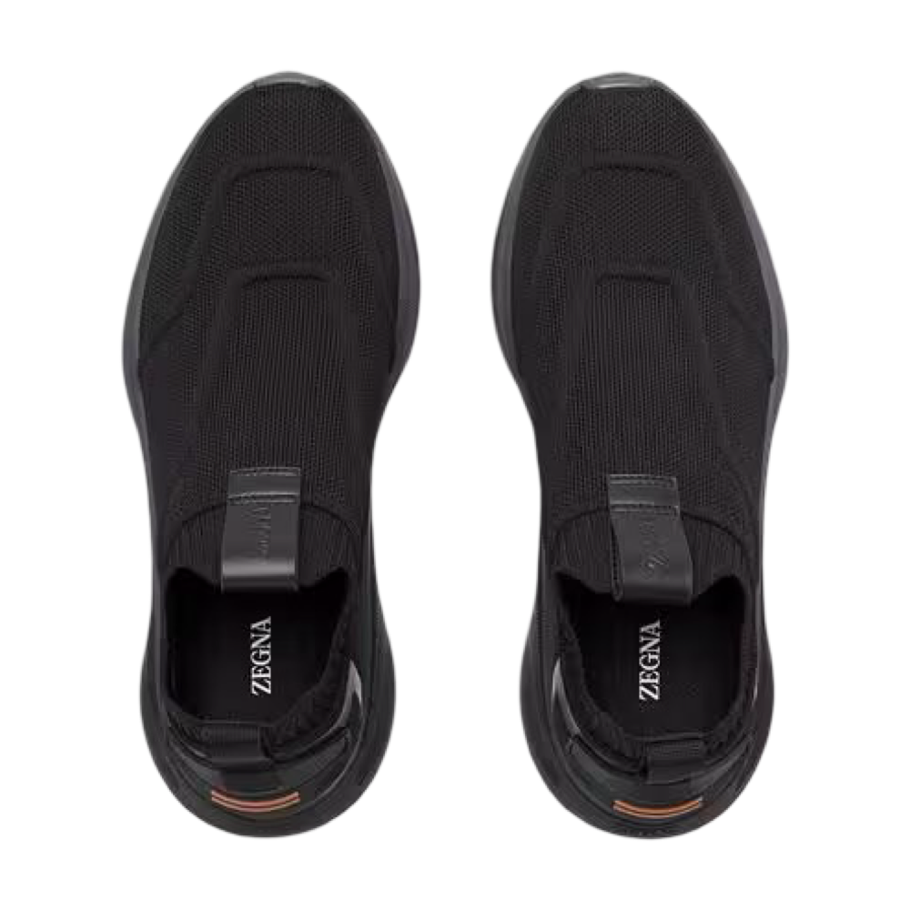 ZEGNA
Round-Toe Slip-On Sneakers