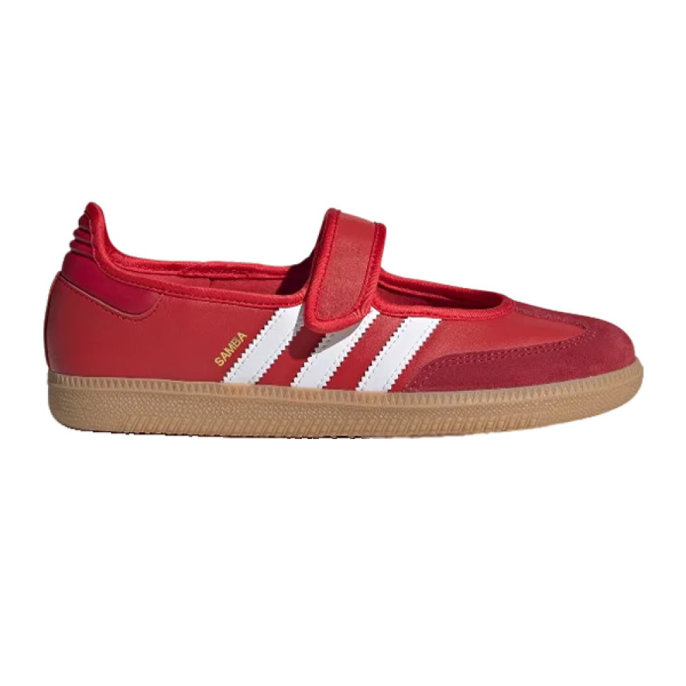 Adidas Samba mary Jane Women's Ballerina Shoes in Red