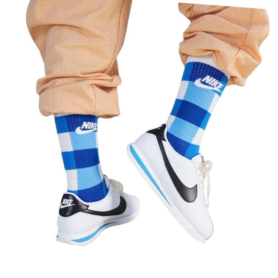 Nike Cortez White Black Light Photo Blue