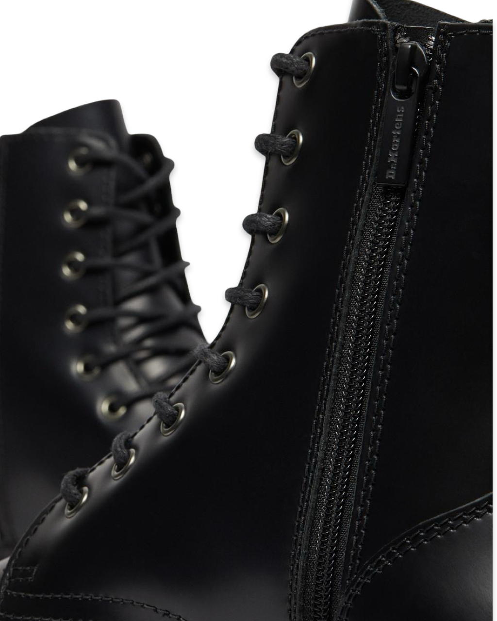 DR MARTENS JADON SMOOTH LEATHER PLATFORM BOOTS