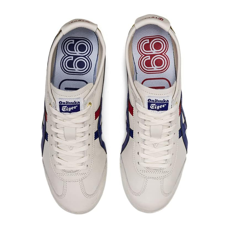 Onitsuka Tiger Mexico 66 – White Dark Blue Red Gold