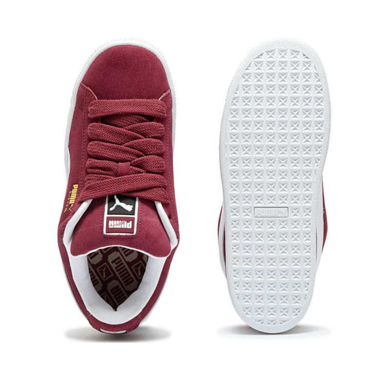 PUMA Suede XL – Bordeaux White