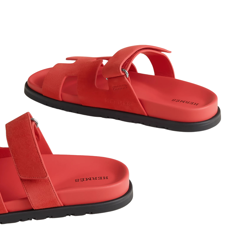 Hermes Chypre Sandal Rose/Vermillon