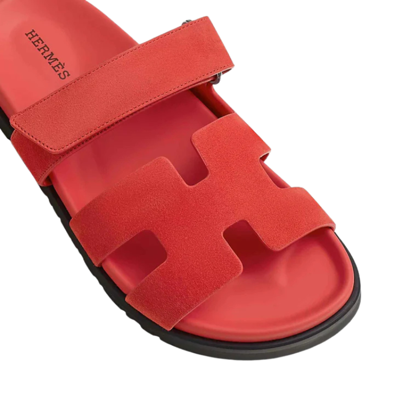 Hermes Chypre Sandal Rose/Vermillon