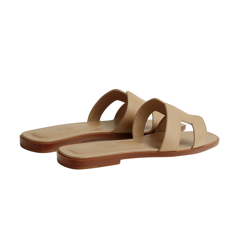 Hermes Oran Sandal Beige/Lin