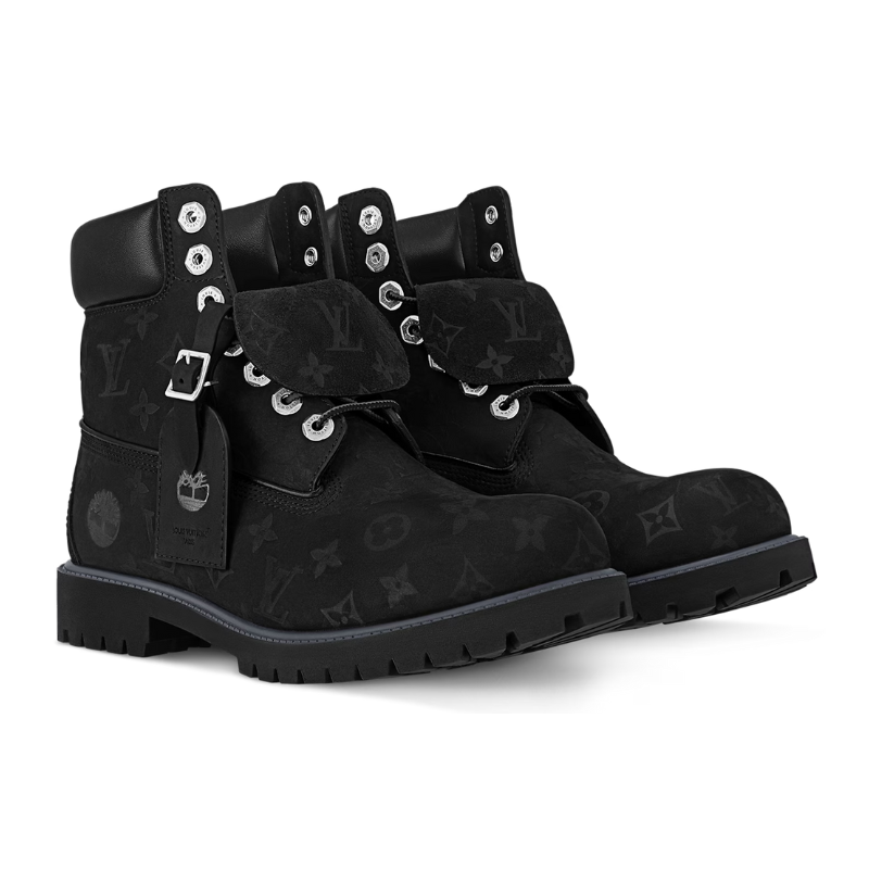 Louis Vuitton Timberland 6″ Ankle Boot – Black Monogram