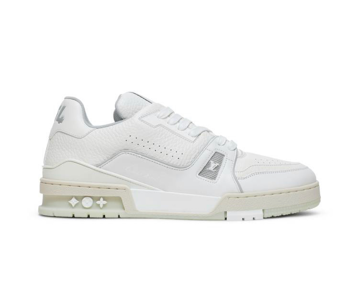 LOUIS VUITTON LV TRAINER WHITE SIGNATURE