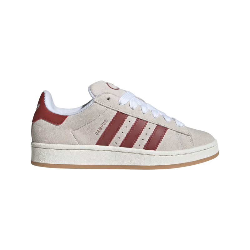 Adidas Campus 00s Crystal White / Core White / Preloved Ruby