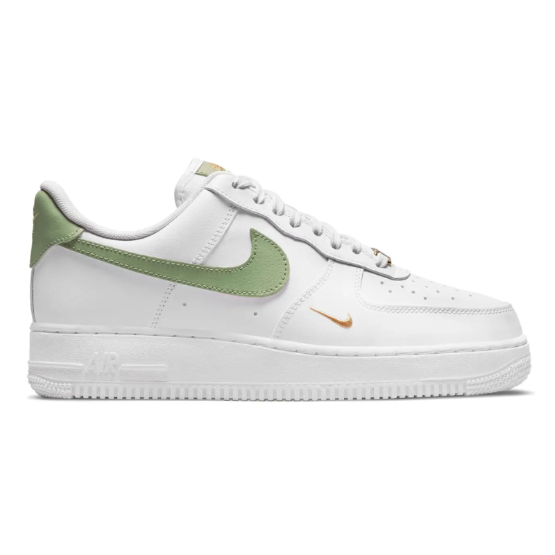 Nike Air Force 1 Low ESS White Metallic Silver Grey Gold