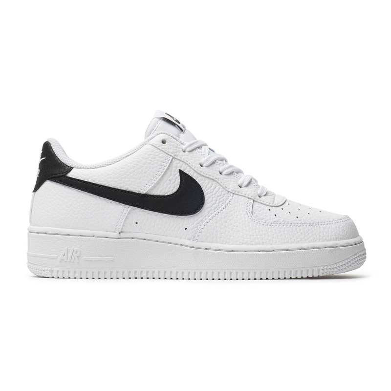 Nike Air Force 1 Low '07 White Black Pebbled Leather