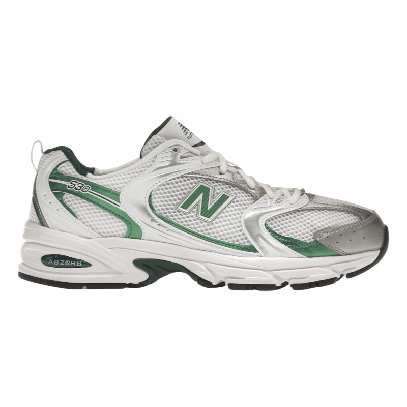 New Balance 530 White Nightwatch Green