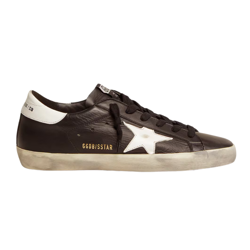 Golden Goose mnen Superstar Low Top Sneakers in black