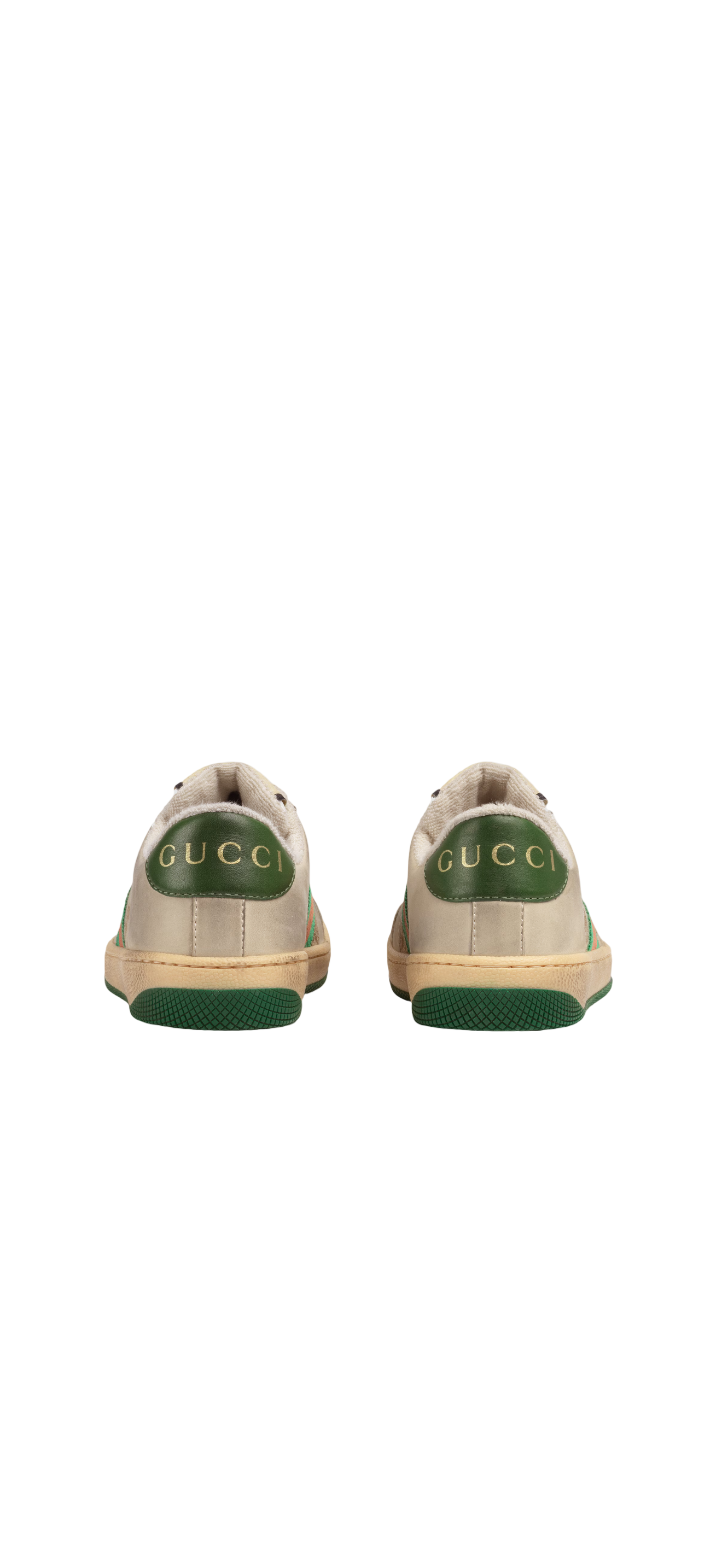 Gucci Beige/Brown GG Canvas Screener Sneakers