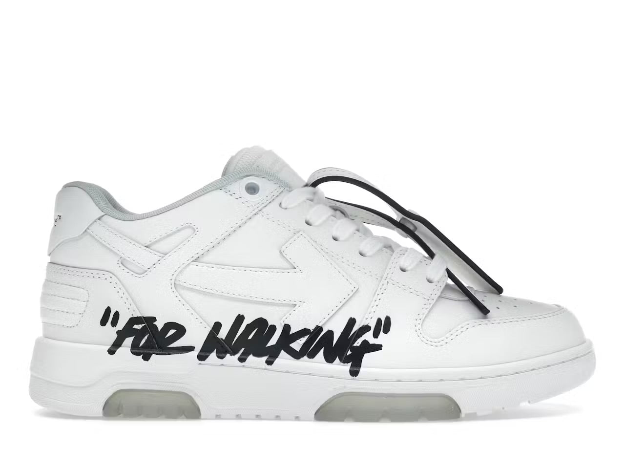 OFF-WHITE Out Of Office OOO Low Tops For Walking White
