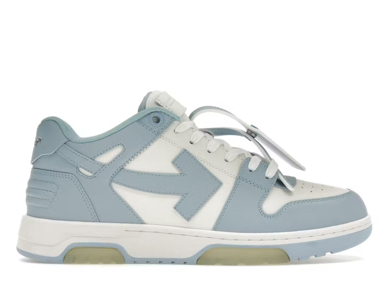Off-White Out Of Office Calf Leather White Baby Blue