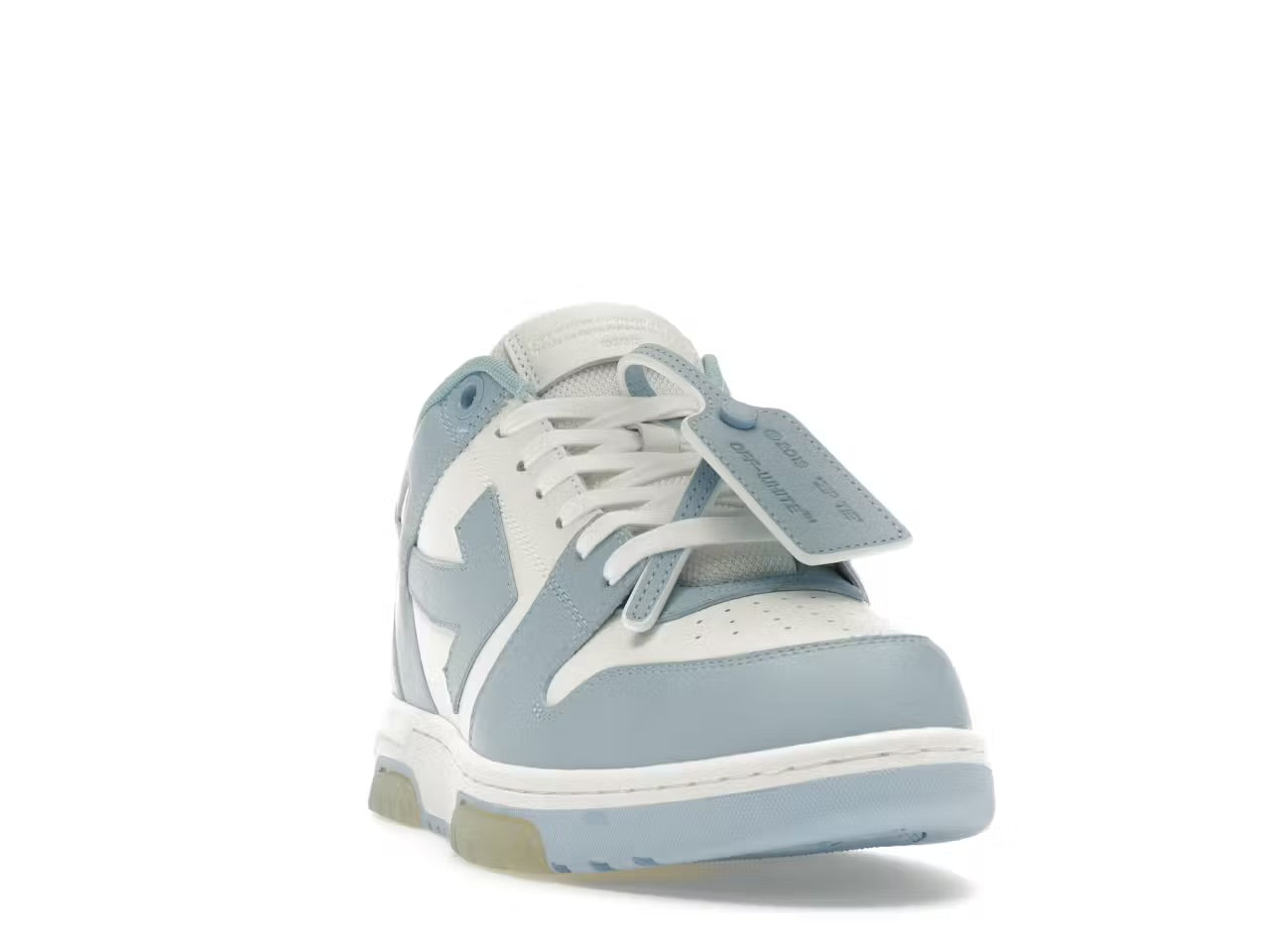 Off-White Out Of Office Calf Leather White Baby Blue