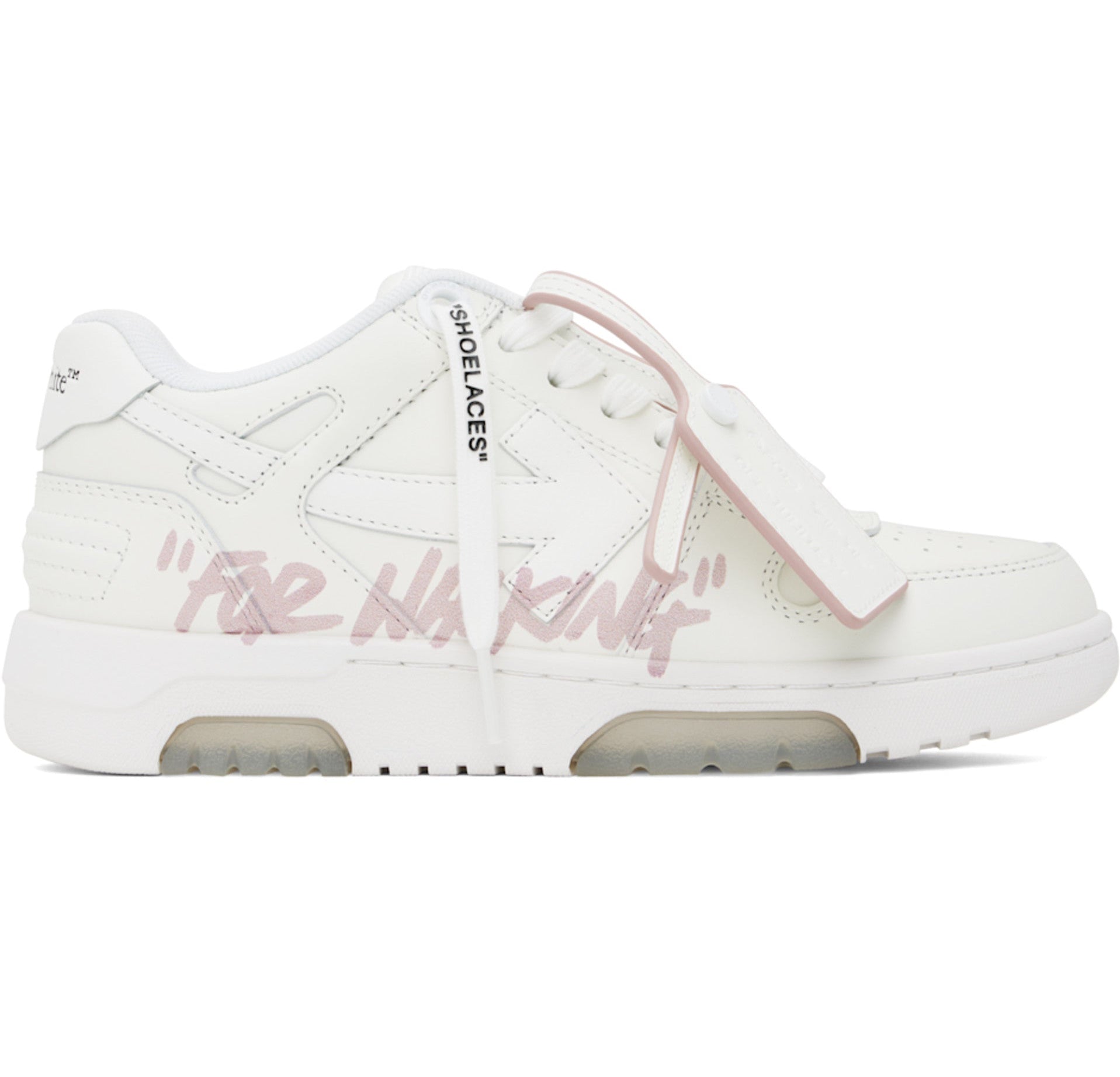 Off-White Out Of Office white pink