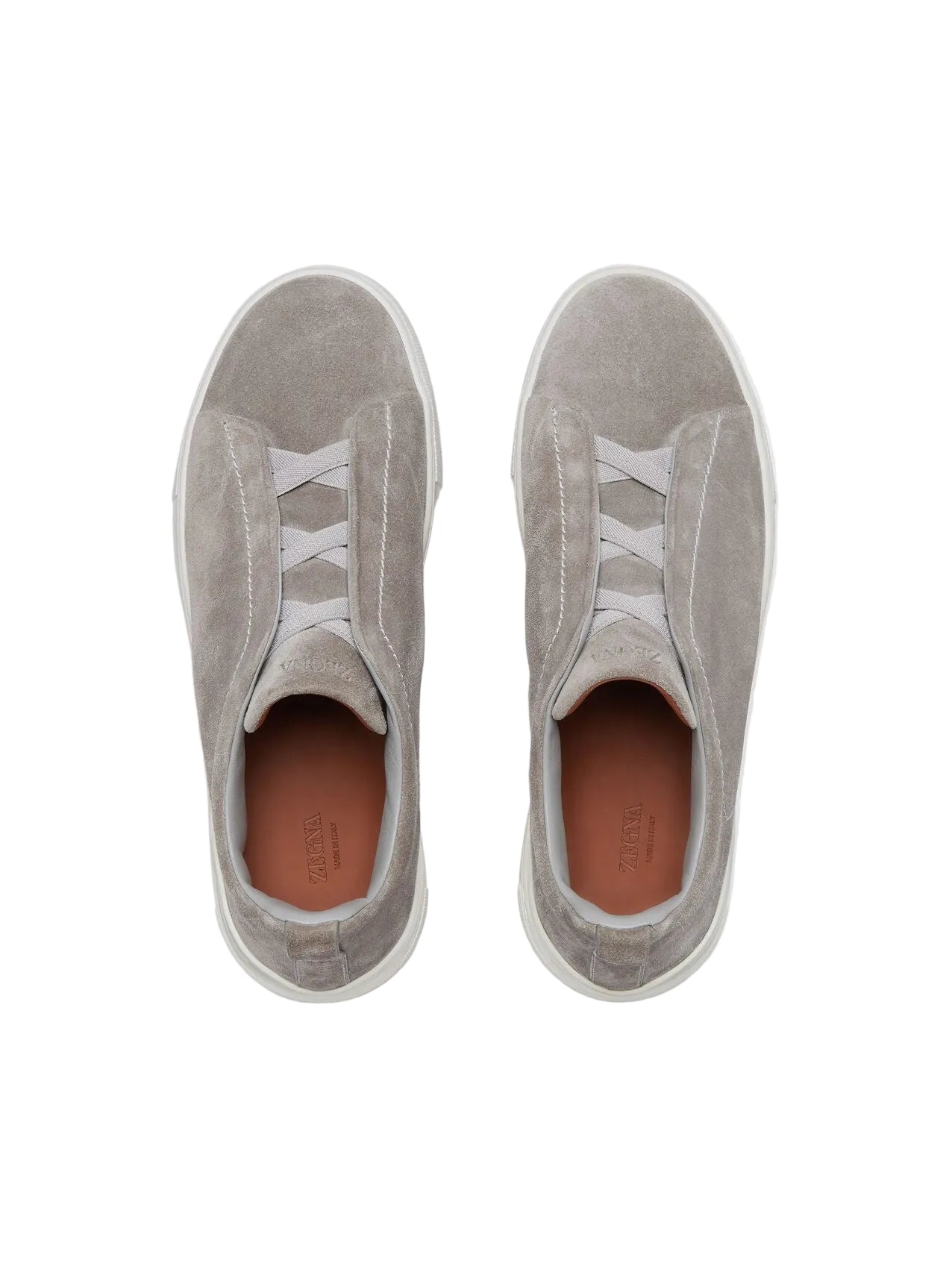 Zegna Triple Stitch Sneakers Grey