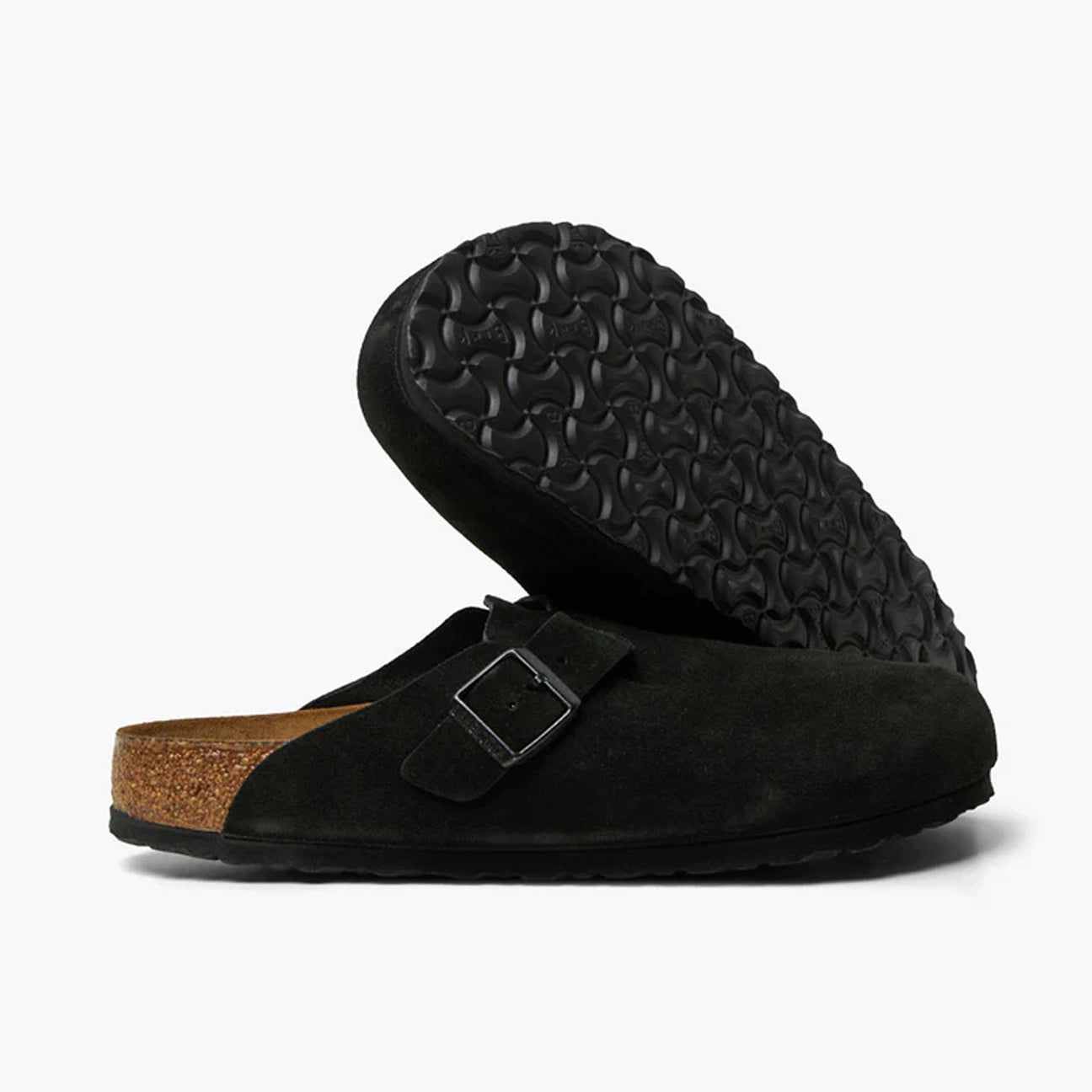 Birkenstock Boston Suede - Black