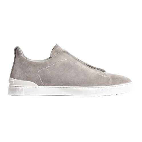 Zegna Triple Stitch Sneakers Grey