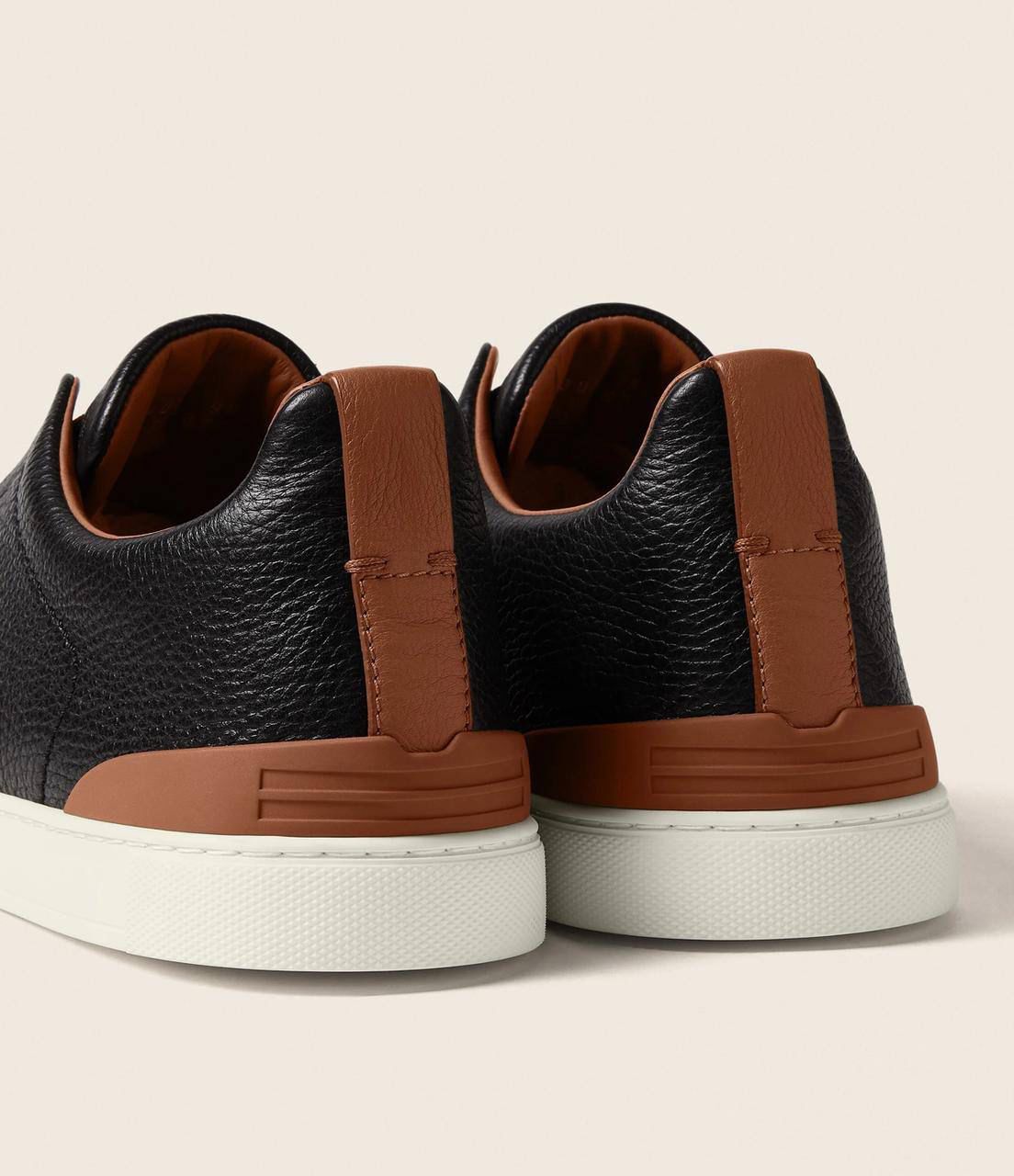 Brown Deerskin Triple Stitch™ Sneakers