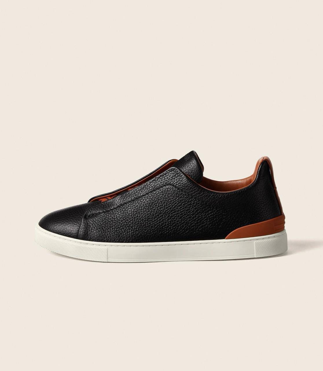 Brown Deerskin Triple Stitch™ Sneakers