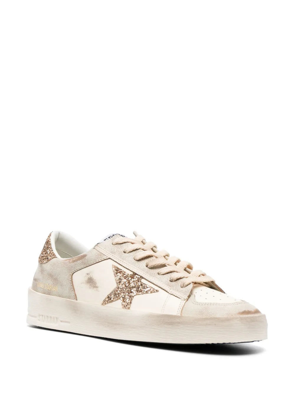 Golden Goose star-patch lace-up sneakers
