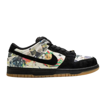 Nike x Supreme SB Dunk Low "Rammellzee" sneakers