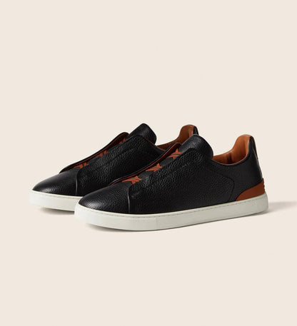 Brown Deerskin Triple Stitch™ Sneakers