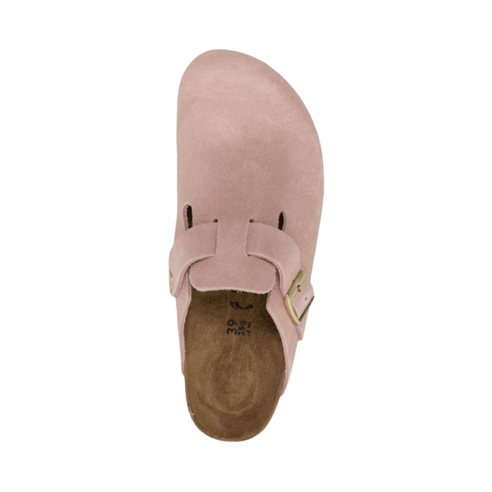 Birkenstock Boston suede pink clogs