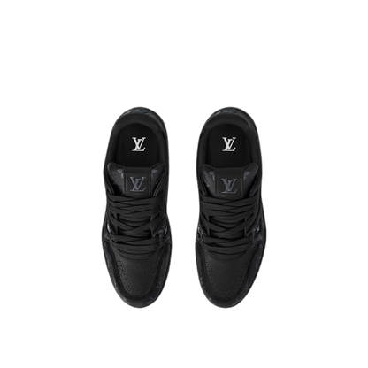 louis vuitton trainer graphite black