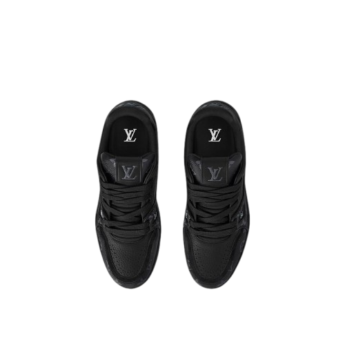 louis vuitton trainer graphite black