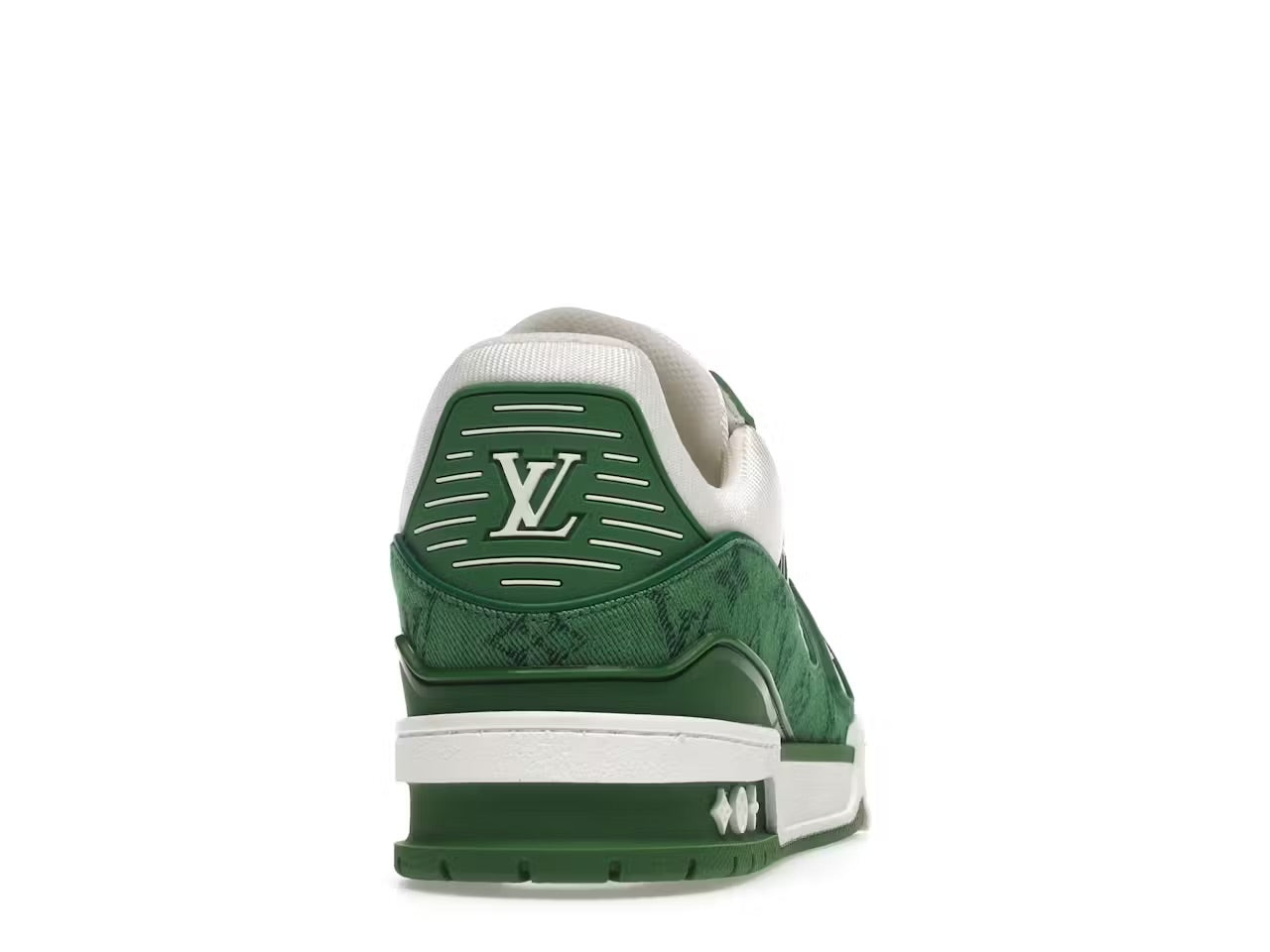 Louis Vuitton Trainer
Green Monogram Denim White