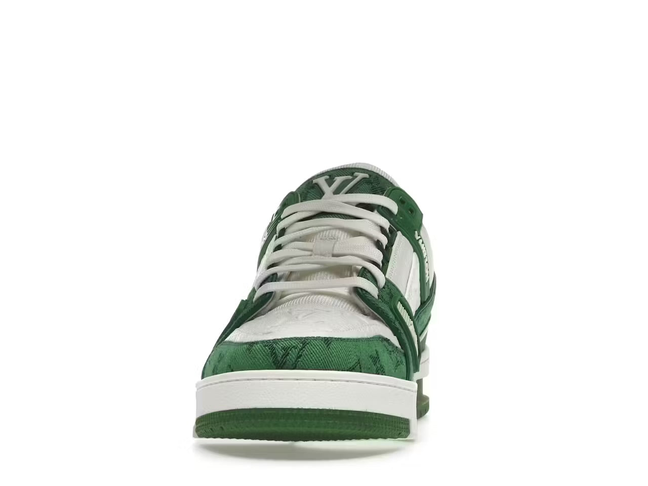 Louis Vuitton Trainer
Green Monogram Denim White