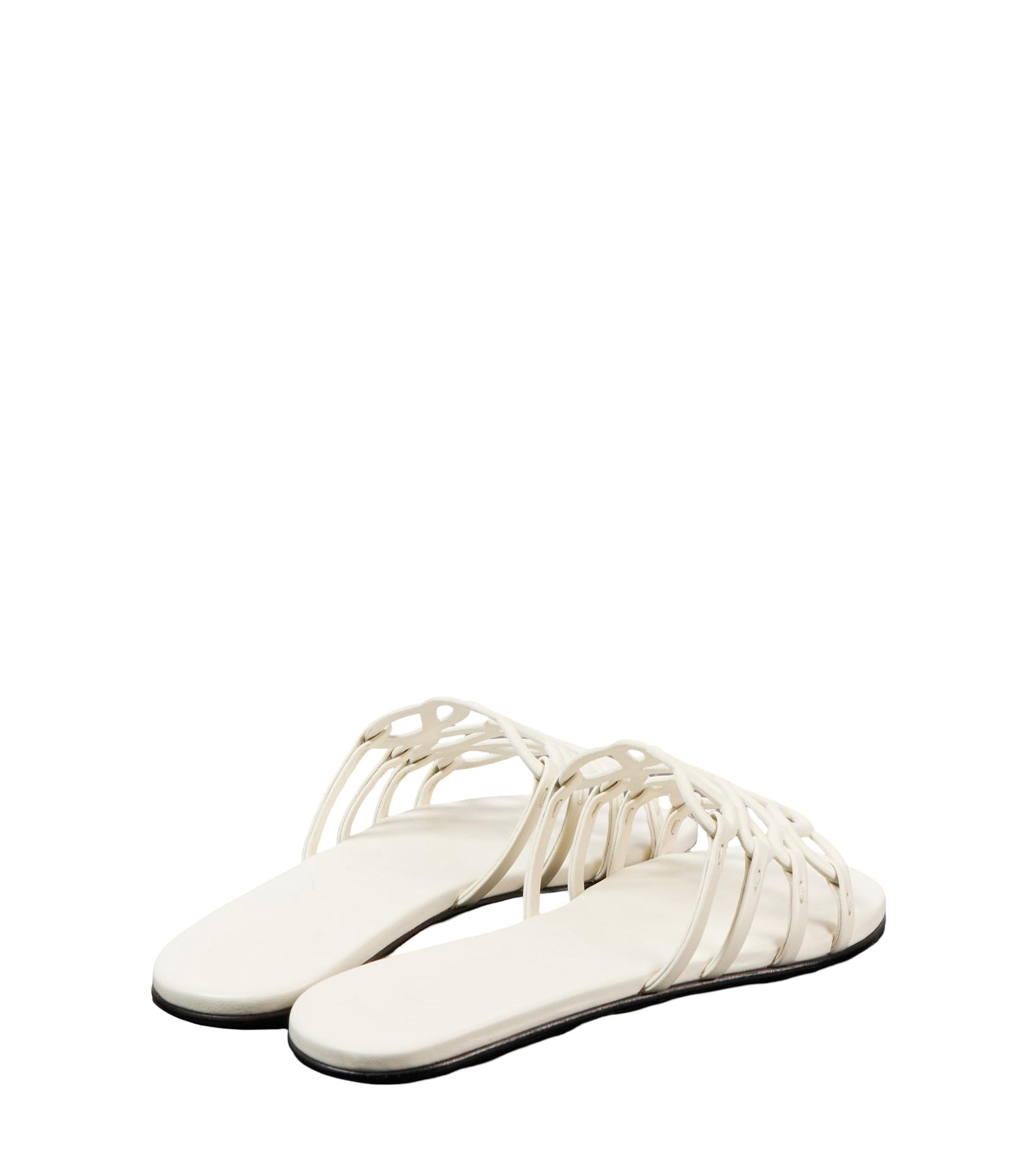 LOEWE
Petal Anagram leather slides