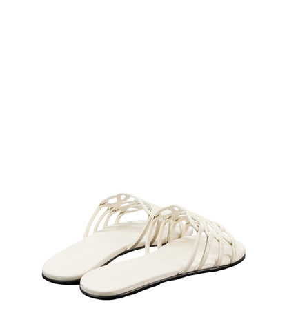 LOEWE
Petal Anagram leather slides