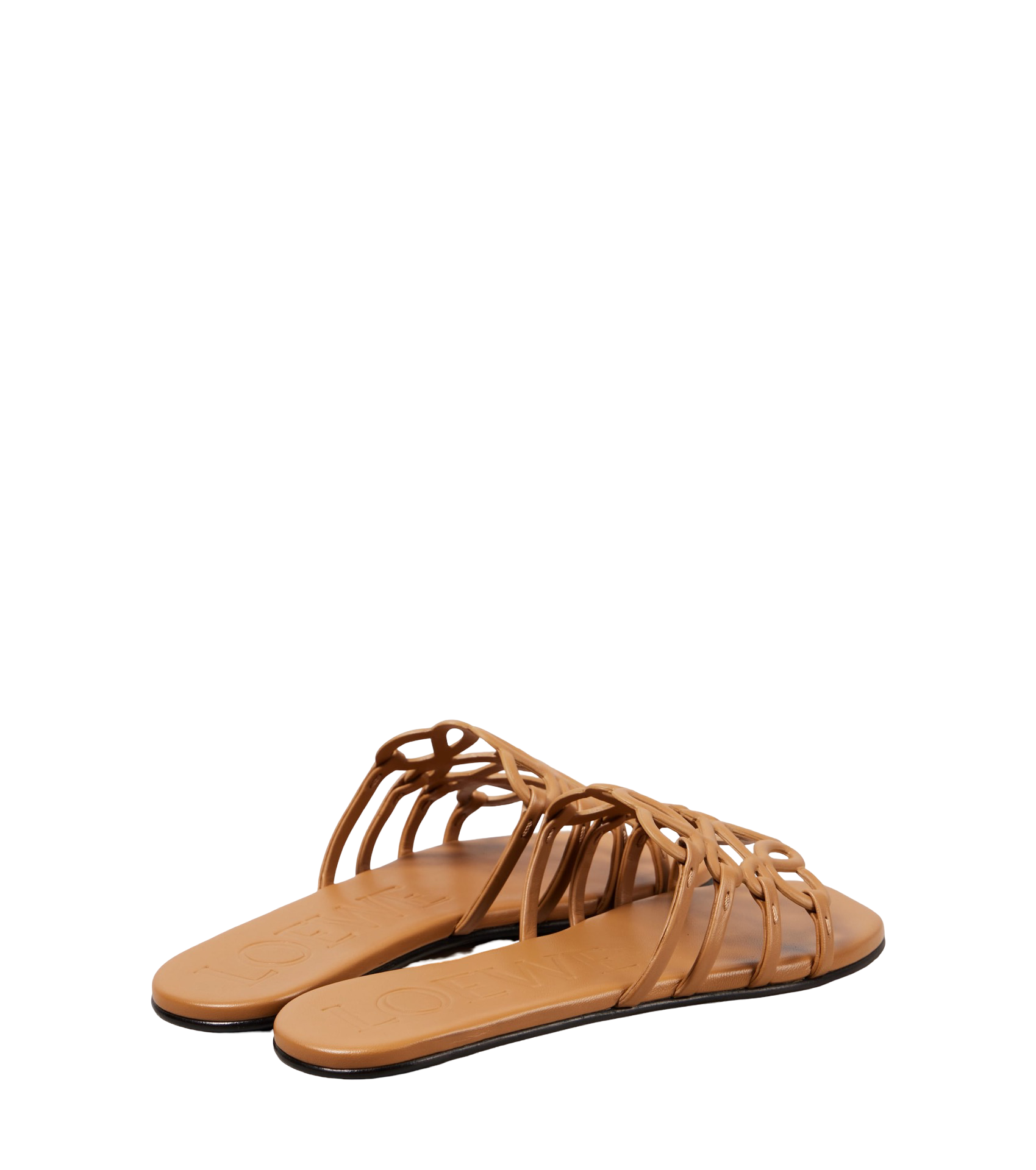 LOEWE
Petal Anagram leather slides