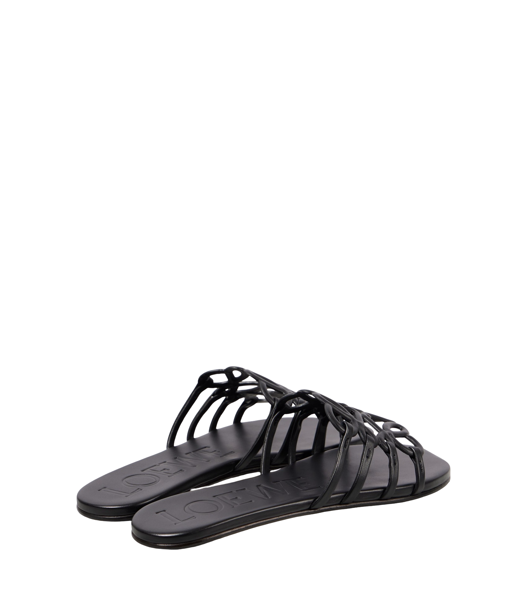 LOEWE
Petal Anagram leather slides