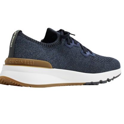 BRUNELLO CUCINELLI
Cotton chiné knit sneakers