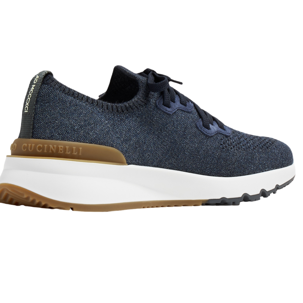 BRUNELLO CUCINELLI
Cotton chiné knit sneakers