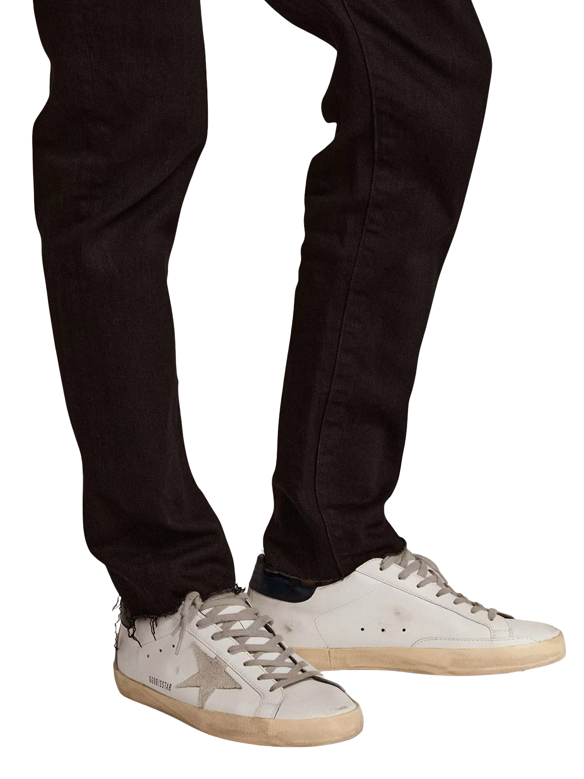 Golden Goose men Superstar Low Top Sneakers in white&blue