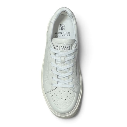 BRUNELLO CUCINELLI WHITE SNEAKERS