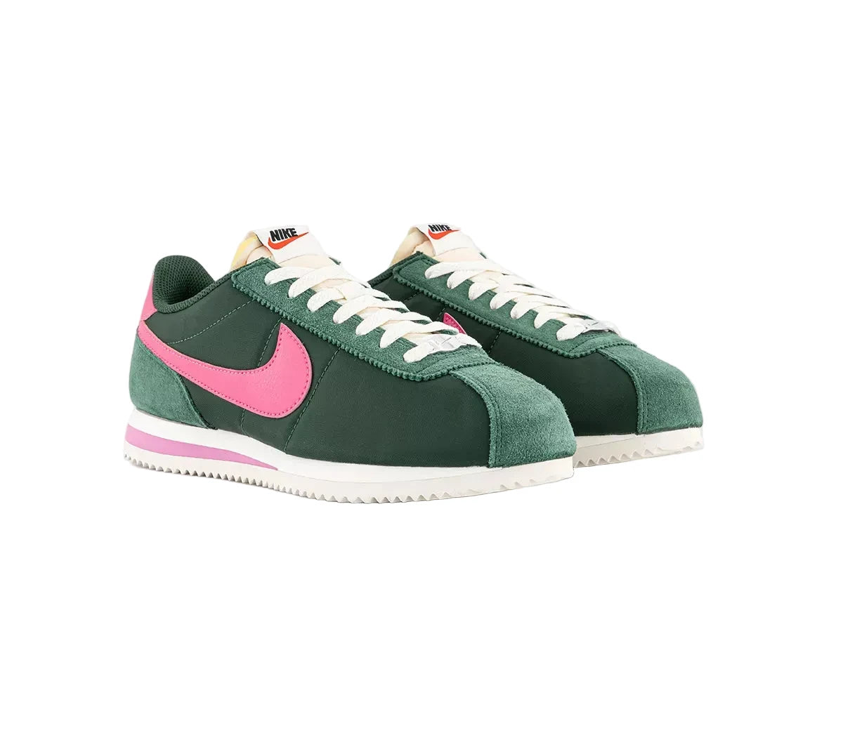Nike Cortez Trainers
Fir Pinksicle Sail Team Orange